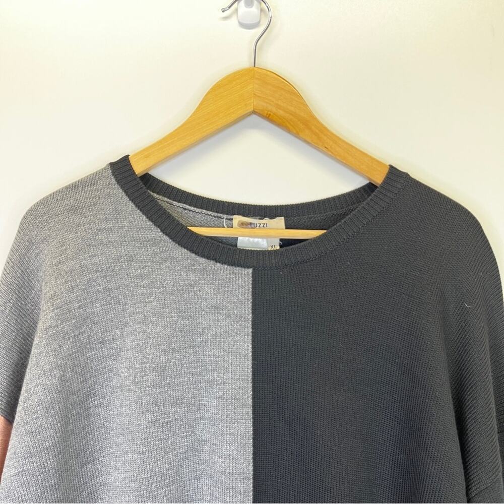 Fuzzi Colorblock Crew Neck Sweater multicolor - XL - Picture 4 of 11